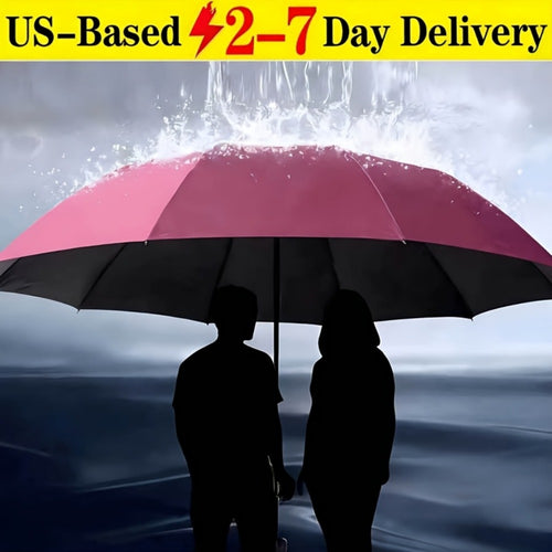 Travel Umbrella – Windproof, Foldable, Compact, for Travel & Work – front view