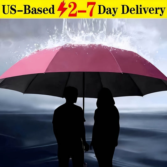 Travel Umbrella – Windproof, Foldable, Compact, for Travel & Work – front view