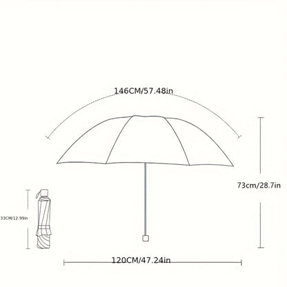 Travel Umbrella – Windproof, Waterproof, Compact, for Travel & Work – detail view 6