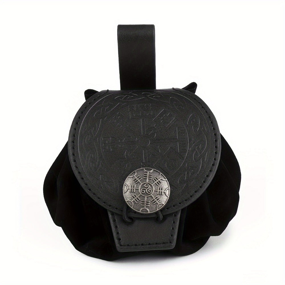 Waist Bag – Medieval Viking Waist Embossed Knight | Bag Vero – front view