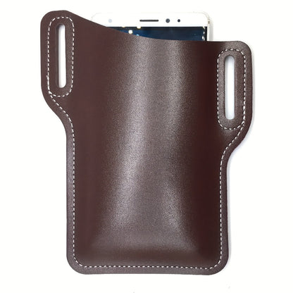 Waist Bag – 7 Inch, Cowhide Leather Phone Waist Belt – detail view 5
