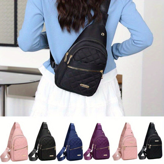 Waist Bag – Adjustable Strap, Pu Chest Waist Fashion Adjustable – front view