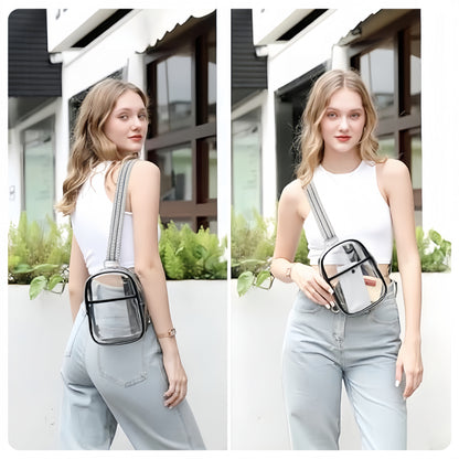 Waist Bag – Clear, Transparent, Adjustable Strap – detail view 18