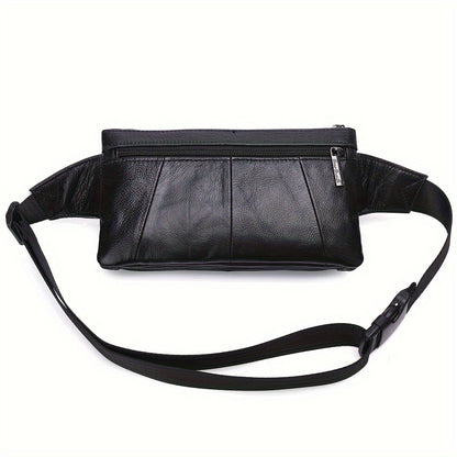 Waist Bag – Genuine Leather, Adjustable Strap, Lightweight, for Travel – detail view 17