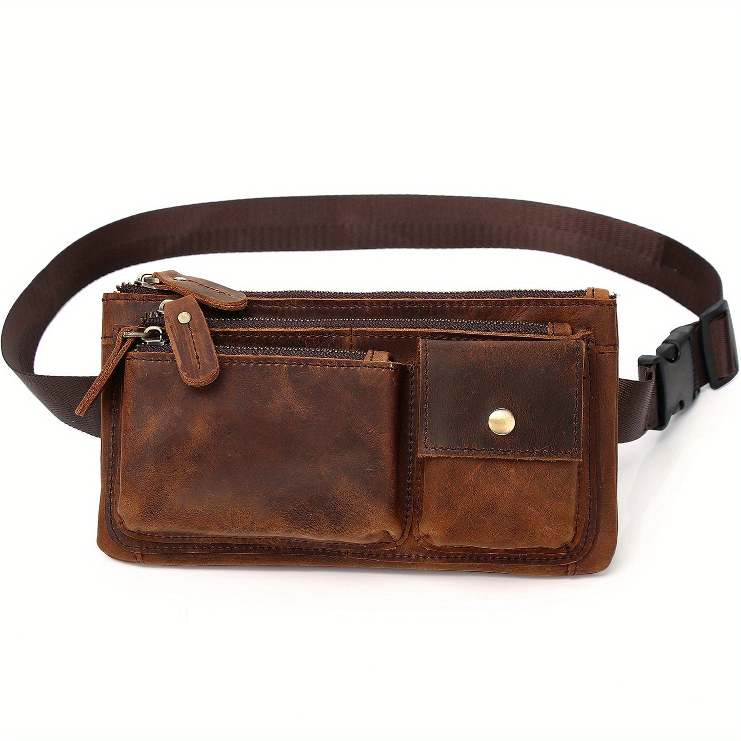 Waist Bag – Genuine Leather, Genuine Leather Waist Vintage Crazy – detail view 40