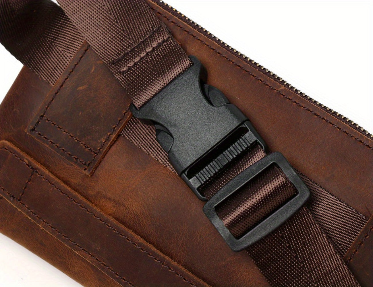 Waist Bag – Genuine Leather, Genuine Leather Waist Vintage Crazy – detail view 32