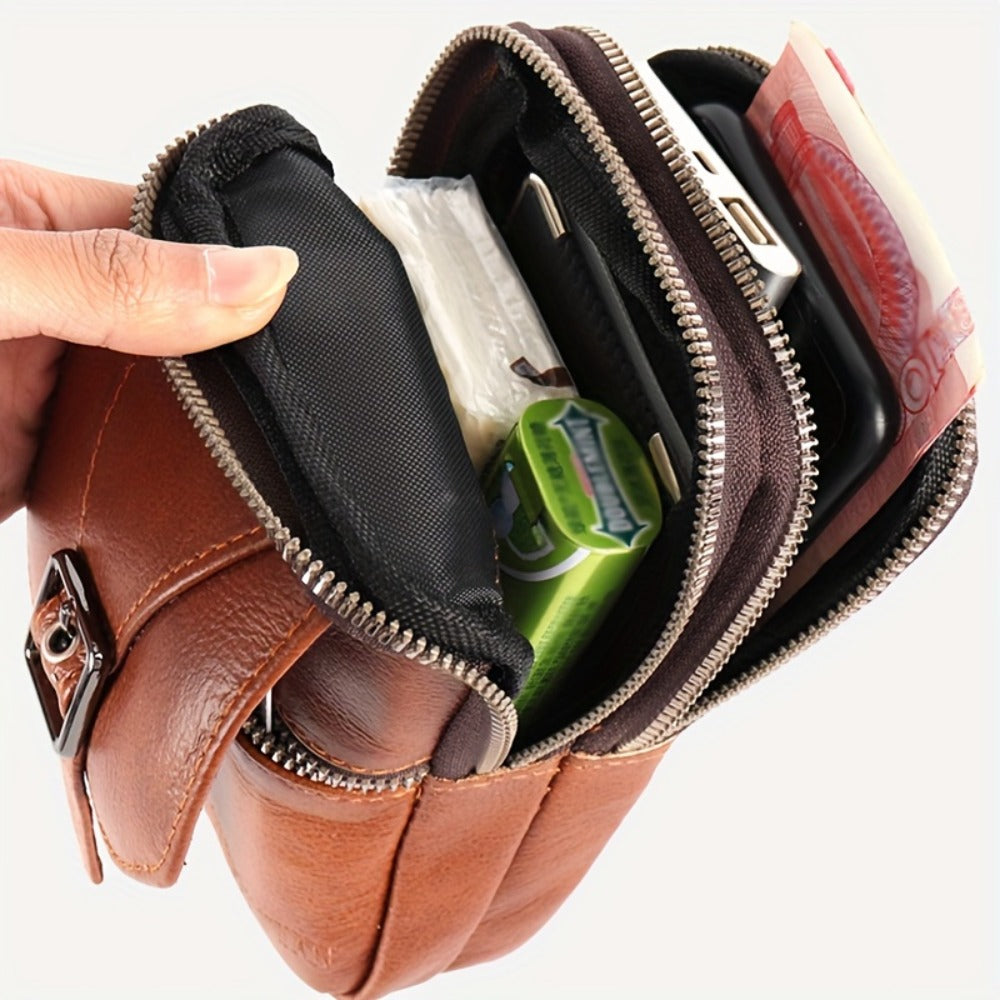 Waist Bag – Genuine Leather, Genuine Leather Waist Belt Loop – detail view 5