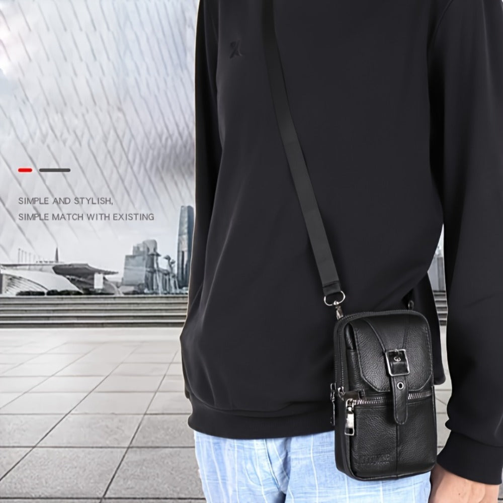 Waist Bag – Genuine Leather, Genuine Leather Waist Belt Loop – detail view 8