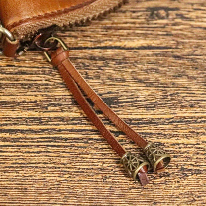Waist Bag – Handcrafted Sporran Leather Coin Waist – detail view 9