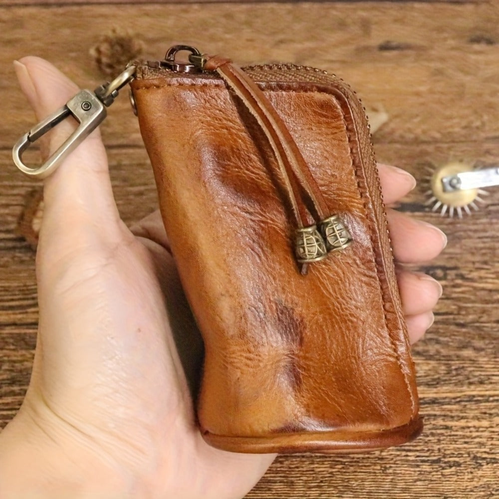 Waist Bag – Handcrafted Sporran Leather Coin Waist – detail view 2