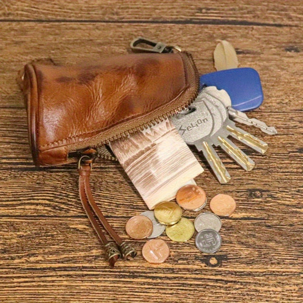 Waist Bag – Handcrafted Sporran Leather Coin Waist – detail view 6