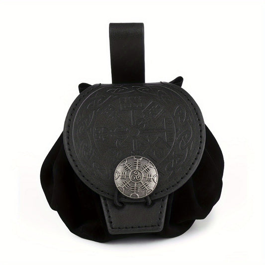 Waist Bag – Medieval Viking Waist Embossed Knight – front view