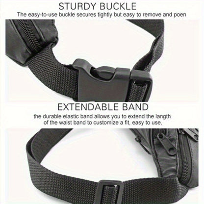 Waist Bag – Multi-Pocket, Large Capacity, Adjustable Strap, for Travel & Work – detail view 6