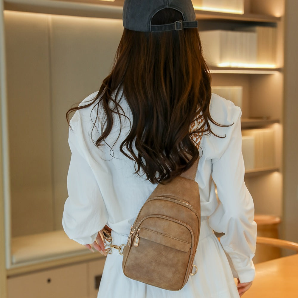 Waist Bag – PU Leather, Adjustable Strap, for Travel – detail view 19