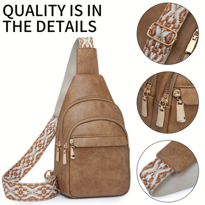 Waist Bag – PU Leather, Adjustable Strap, for Travel – detail view 9