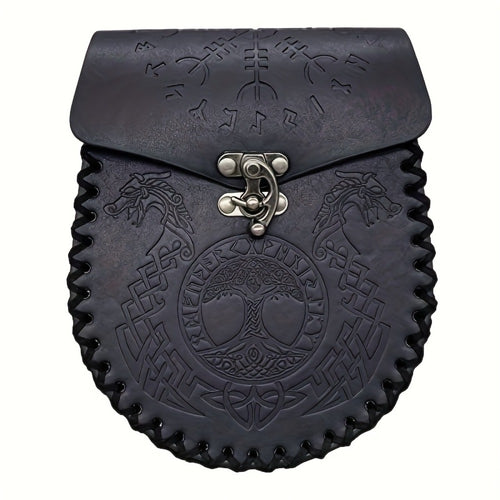 Waist Bag – PU Leather, for Travel – front view