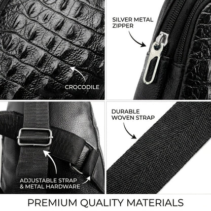 Waist Bag – PU Leather, Large Capacity, for Travel & Work – detail view 6