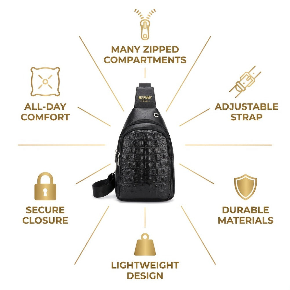 Waist Bag – PU Leather, Large Capacity, for Travel & Work – detail view 7