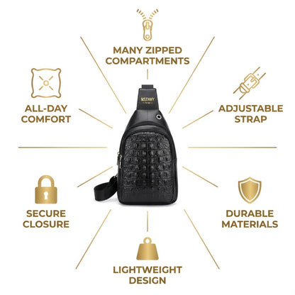 Waist Bag – PU Leather, Large Capacity, for Travel & Work – detail view 7