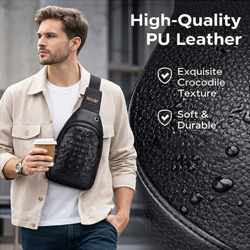 Waist Bag – PU Leather, Large Capacity, for Travel & Work – detail view 9