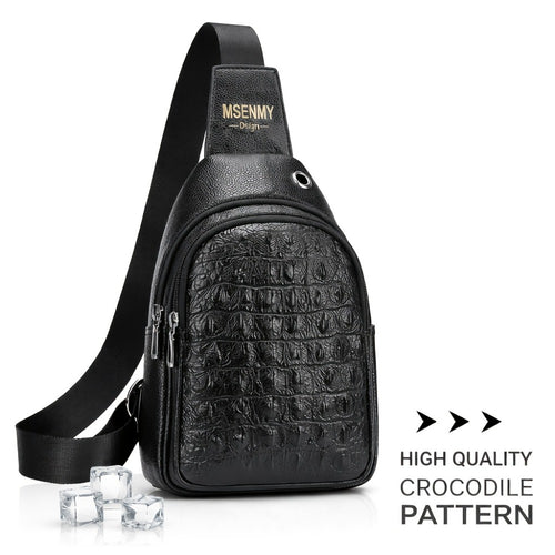 Waist Bag – PU Leather, Large Capacity, for Travel & Work – front view