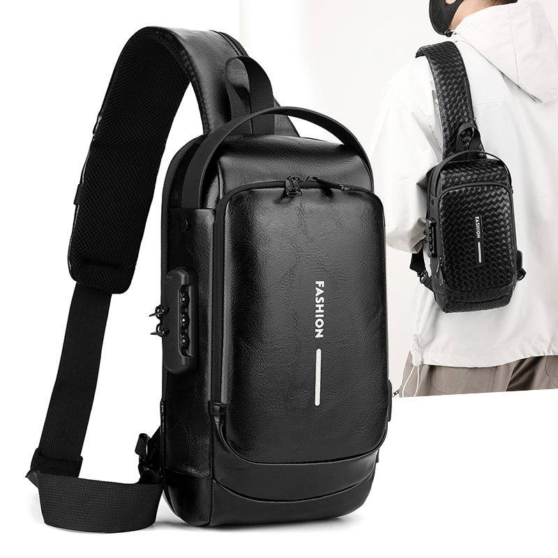 Waist Bag – PU Leather, USB Charging, Large Capacity – detail view 15