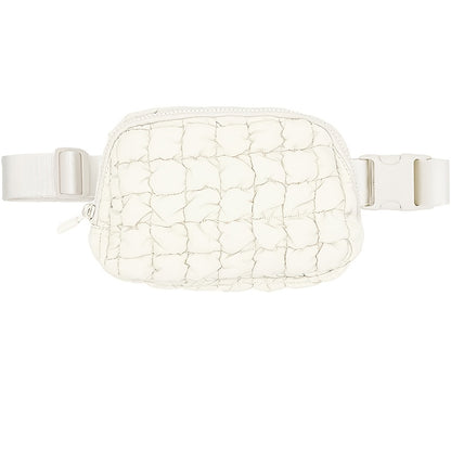 Waist Bag – 7 Colors, Quilted, for Everyday Use – front view - product view 27
