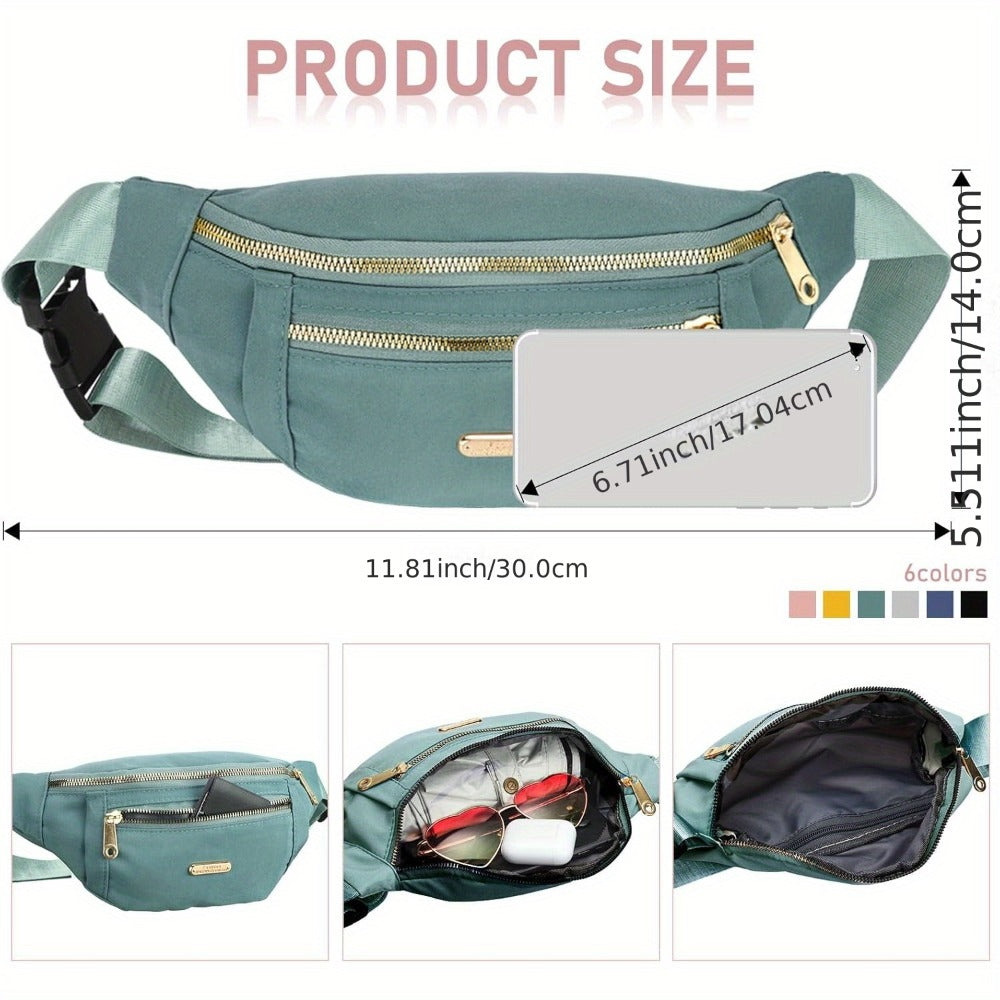 Waist Bag – for Travel & Everyday Use, Oxford Cloth Waist Adjustable Belt – detail view 5