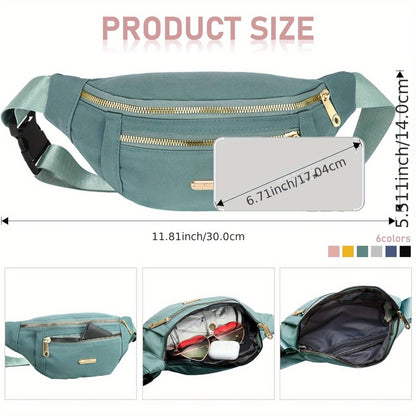 Waist Bag – for Travel & Everyday Use, Oxford Cloth Waist Adjustable Belt – detail view 5