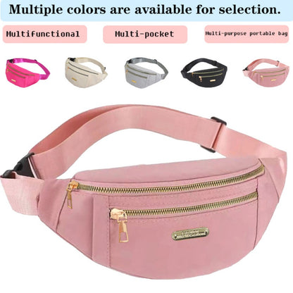Waist Bag – for Travel & Everyday Use, Oxford Cloth Waist Adjustable Belt – front view