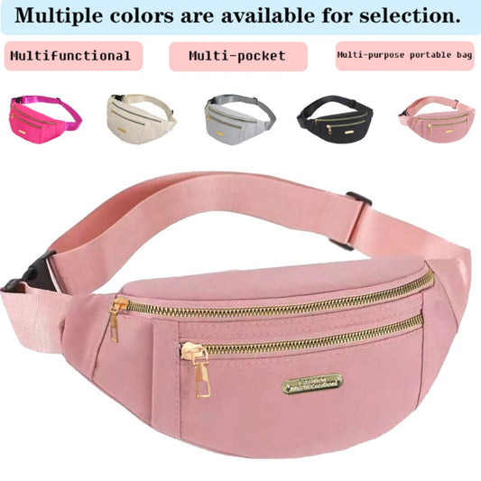 Waist Bag – for Travel & Everyday Use, Oxford Cloth Waist Adjustable Belt – front view
