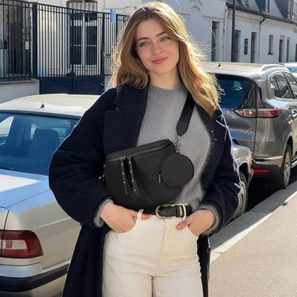 Waist Bag – 5 Colors, Vegan Leather, Large Capacity, for Everyday Use – detail view 20