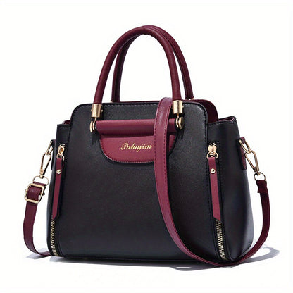 Crossbody Bag for Women – Color Block Stylish Satchel Multiple – front view - product view 11