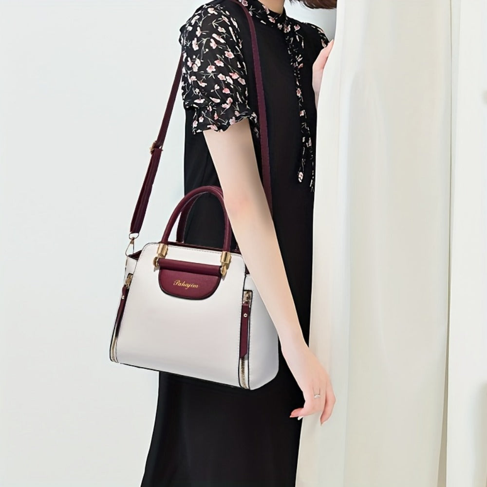 Crossbody Bag for Women – Color Block Stylish Satchel Multiple – detail view 8