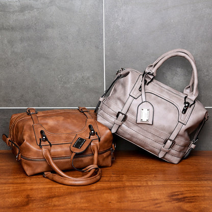 Crossbody Bag for Women – Vintage Boston Solid Color Detachable – detail view 15
