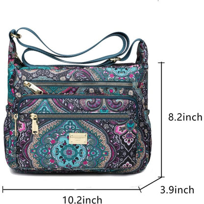 Crossbody Bag for Women – 10-Pocket, Nylon, Large Capacity, Multi-Pocket – detail view 3