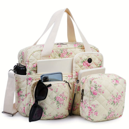 Crossbody Bag for Women – 2 Pcs, Quilted, Multi-Pocket, for Everyday Use – detail view 3