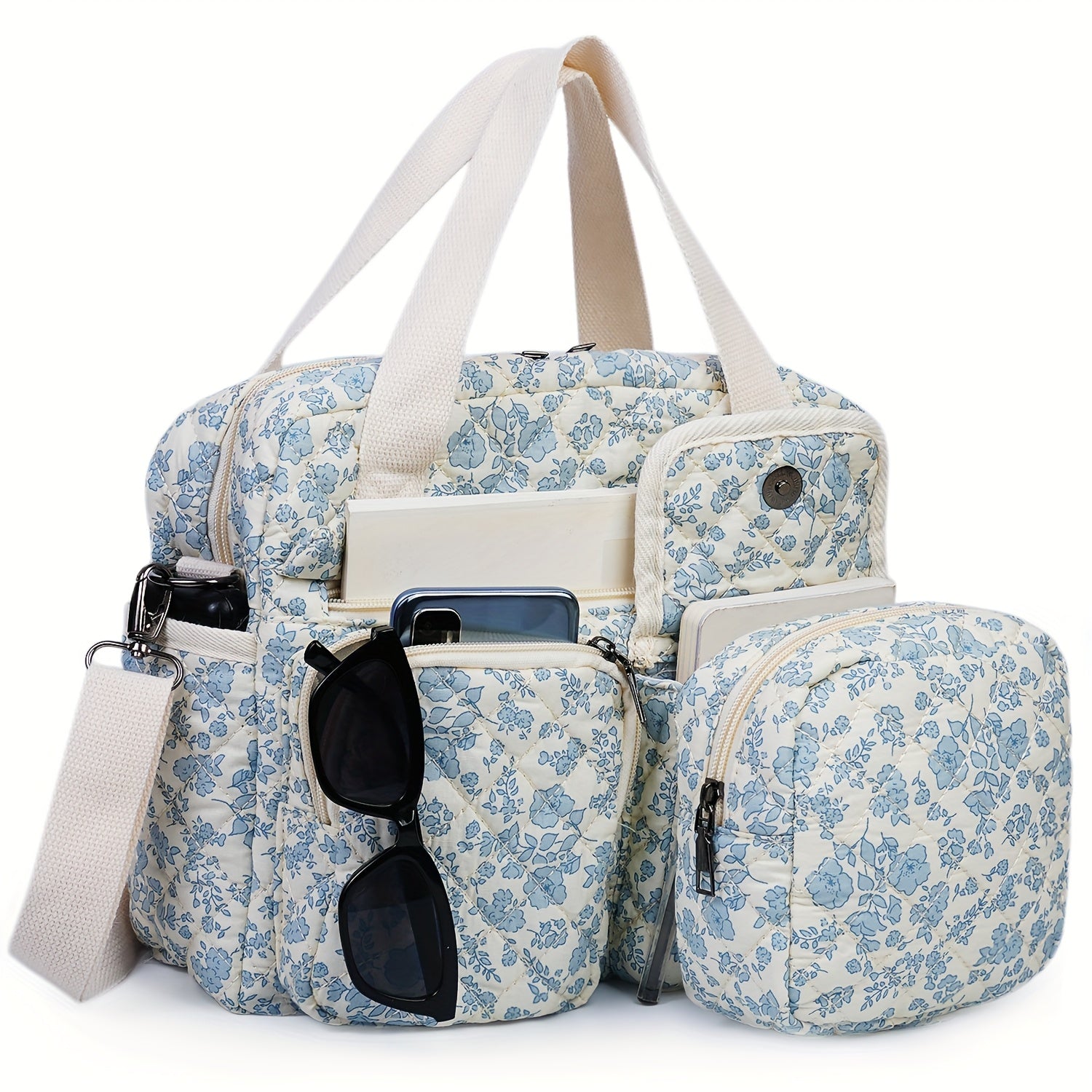 Crossbody Bag for Women – 2 Pcs, Quilted, Multi-Pocket, for Everyday Use – detail view 13