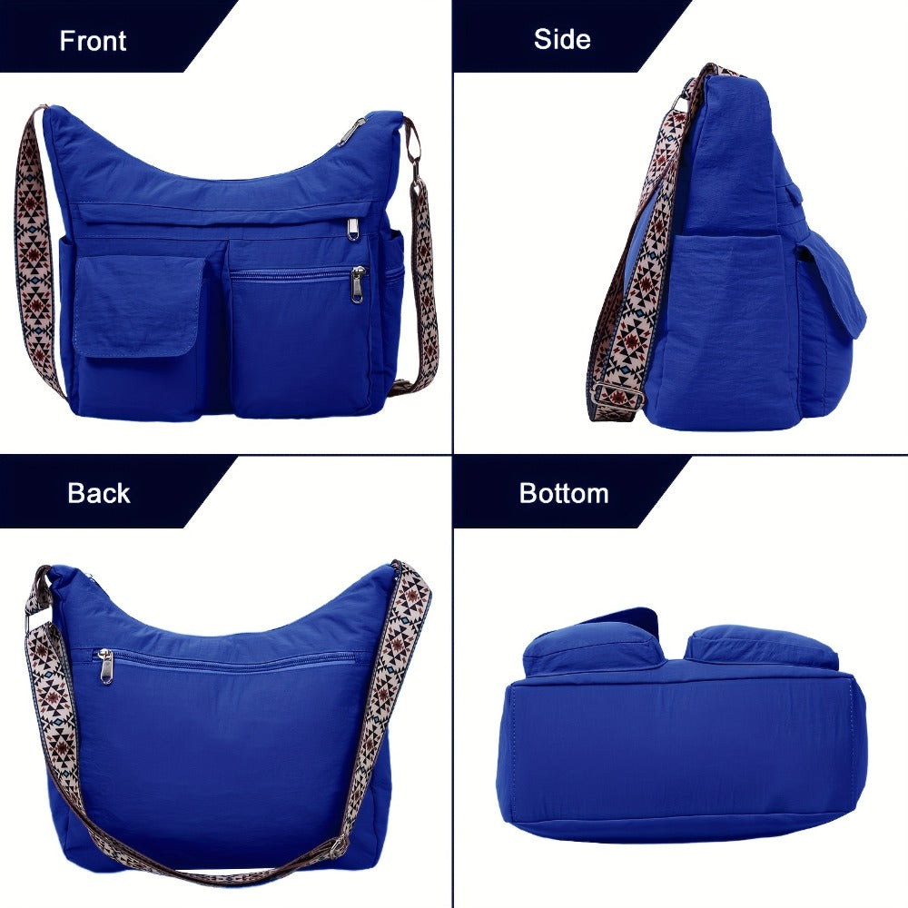 Crossbody Bag for Women – 2-Piece, Nylon, Lightweight, Multi-Pocket – detail view 4