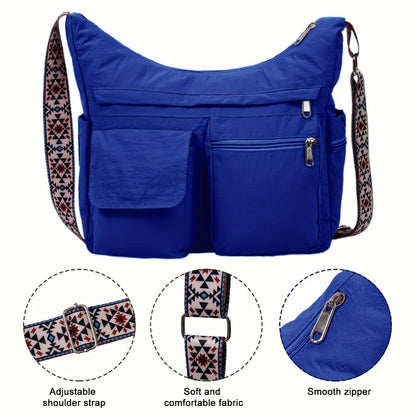 Crossbody Bag for Women – 2-Piece, Nylon, Lightweight, Multi-Pocket – detail view 7