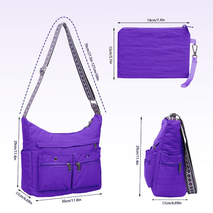 Crossbody Bag for Women – 2 Piece, Nylon, Lightweight, Waterproof – detail view 11