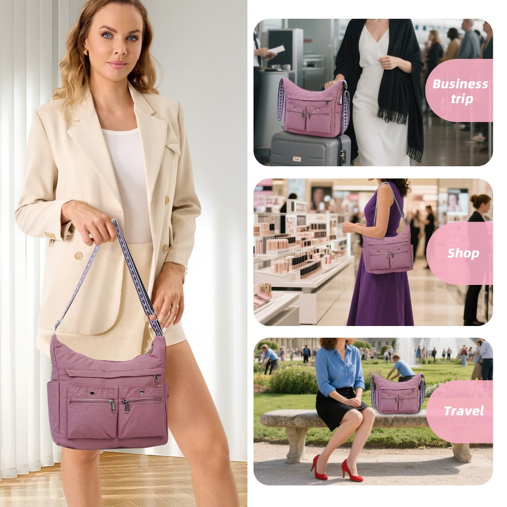 Crossbody Bag for Women – 2 Piece, Nylon, Lightweight, Waterproof – detail view 8