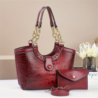Crossbody Bag for Women – 2-Piece, 7 Colors, PU Leather, Polyester – detail view 26