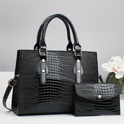 Crossbody Bag for Women – 2-Piece, PU Leather, Large Capacity, for Travel & Work – detail view 14