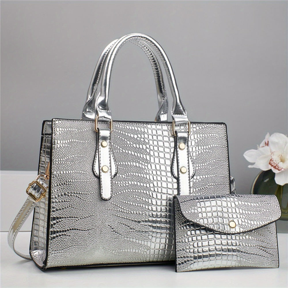 Crossbody Bag for Women – 2-Piece, PU Leather, Large Capacity, for Travel & Work – detail view 16