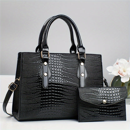Crossbody Bag for Women – 2-Piece, PU Leather, Large Capacity, for Travel & Work – detail view 6