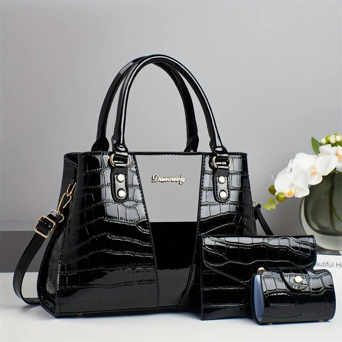 Crossbody Bag for Women – 3-Piece, Polyester – detail view 20
