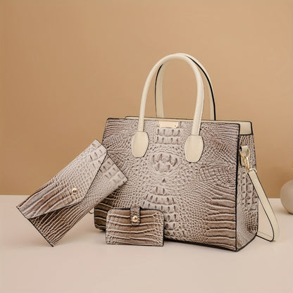 Crossbody Bag for Women – 3 Piece, 6 Colors, Large Capacity, for Travel – front view