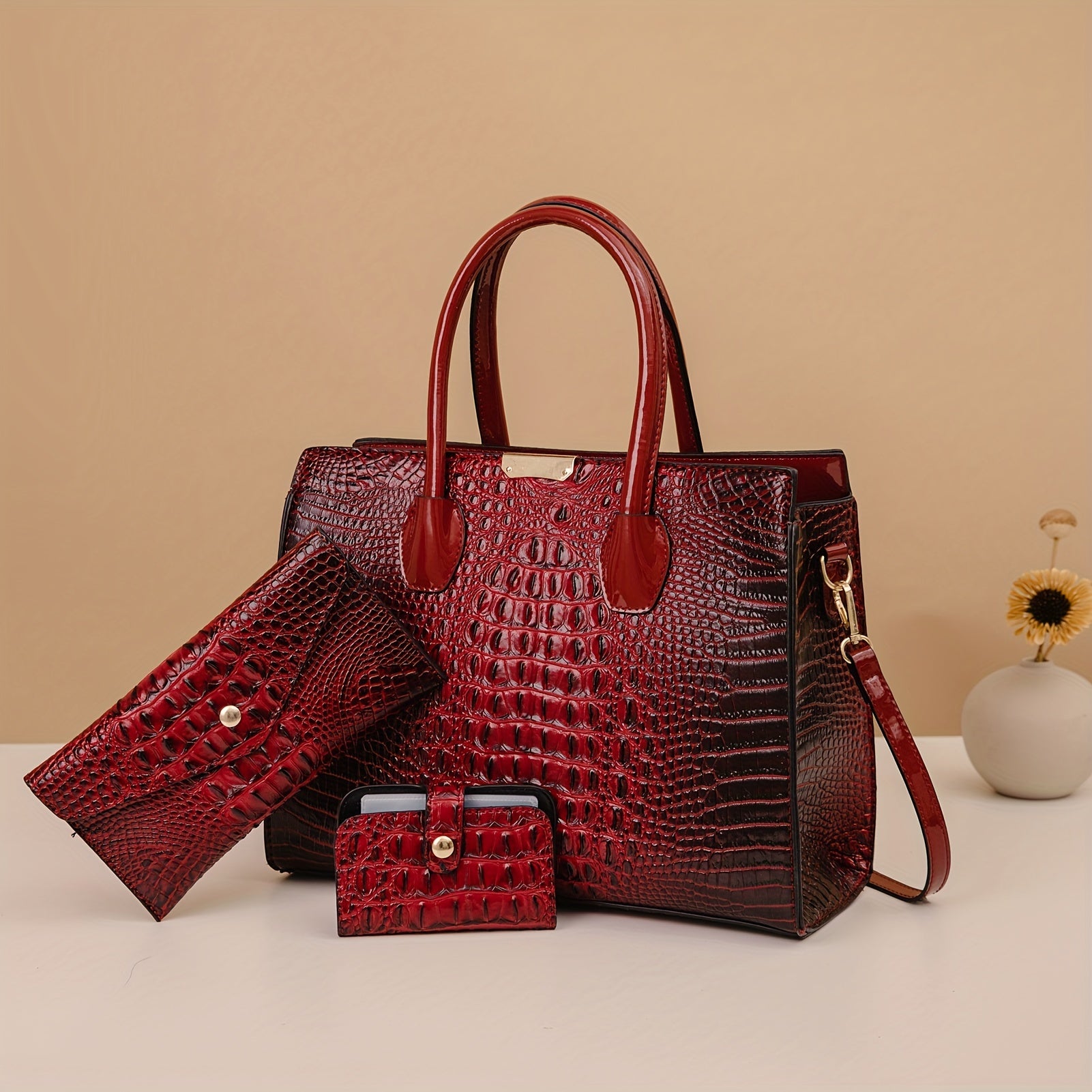 Crossbody Bag for Women – 3 Piece, 6 Colors, Large Capacity, for Travel – detail view 4