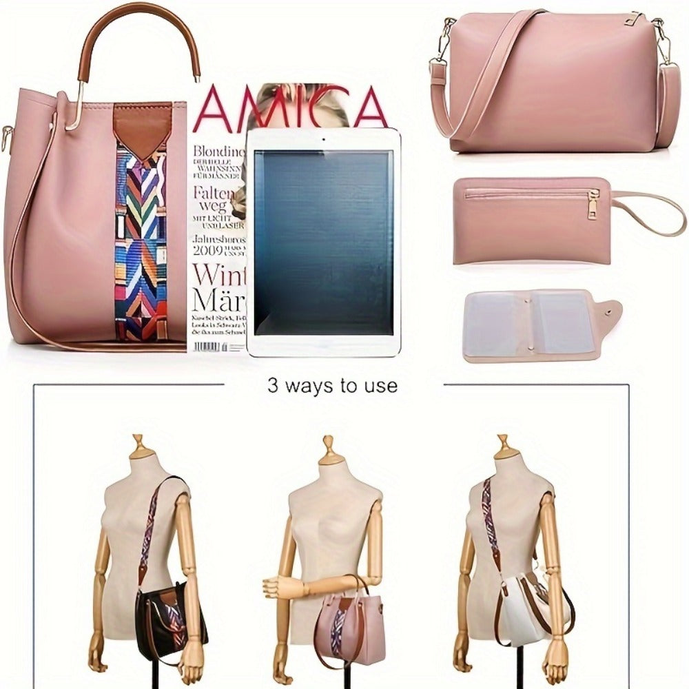 Crossbody Bag for Women – 4 Piece, 16 Colors, Large Capacity – detail view 27